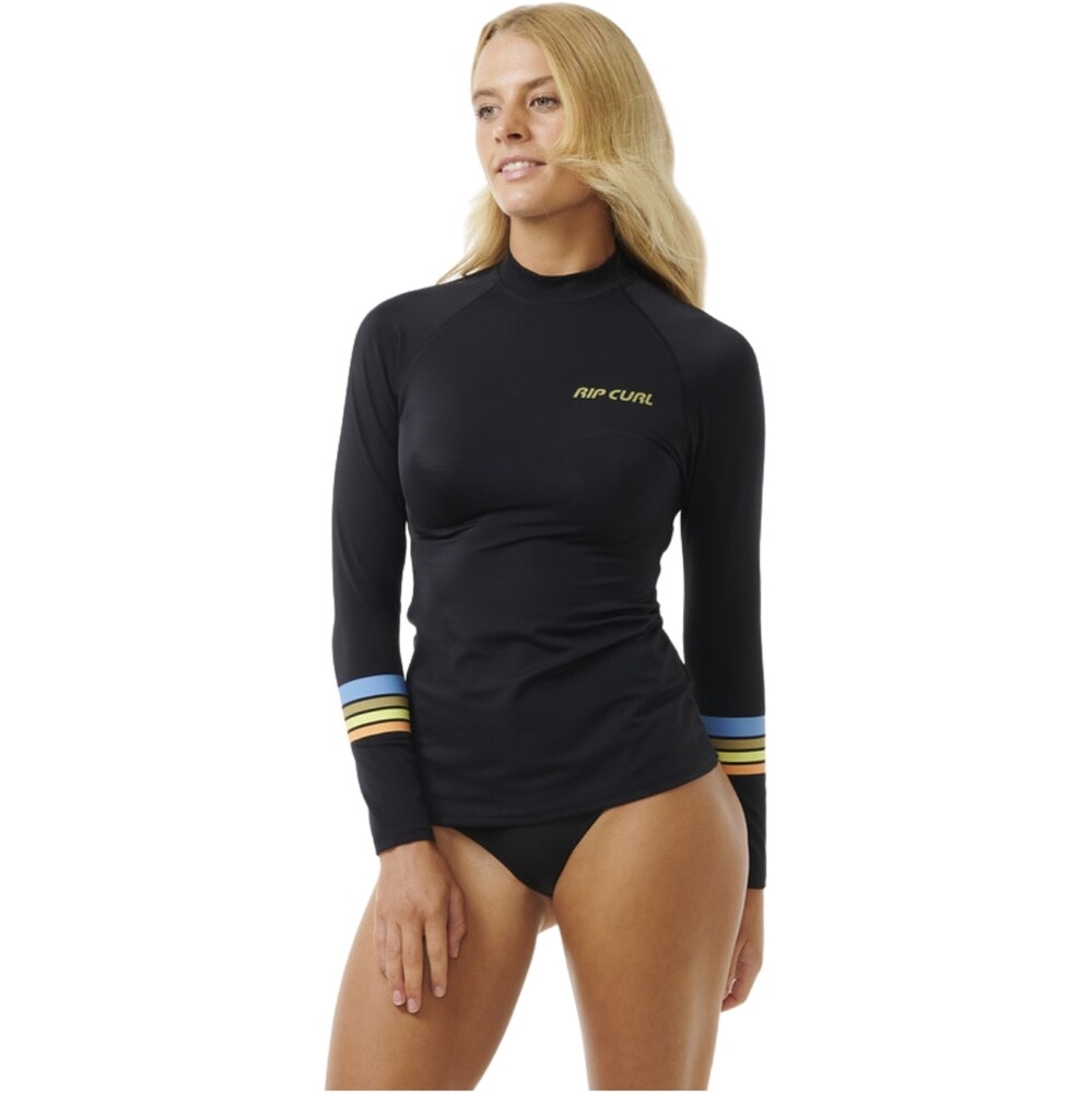 Rip Curl Womens Tide Revival UPF Long Sleeve Rash Vest