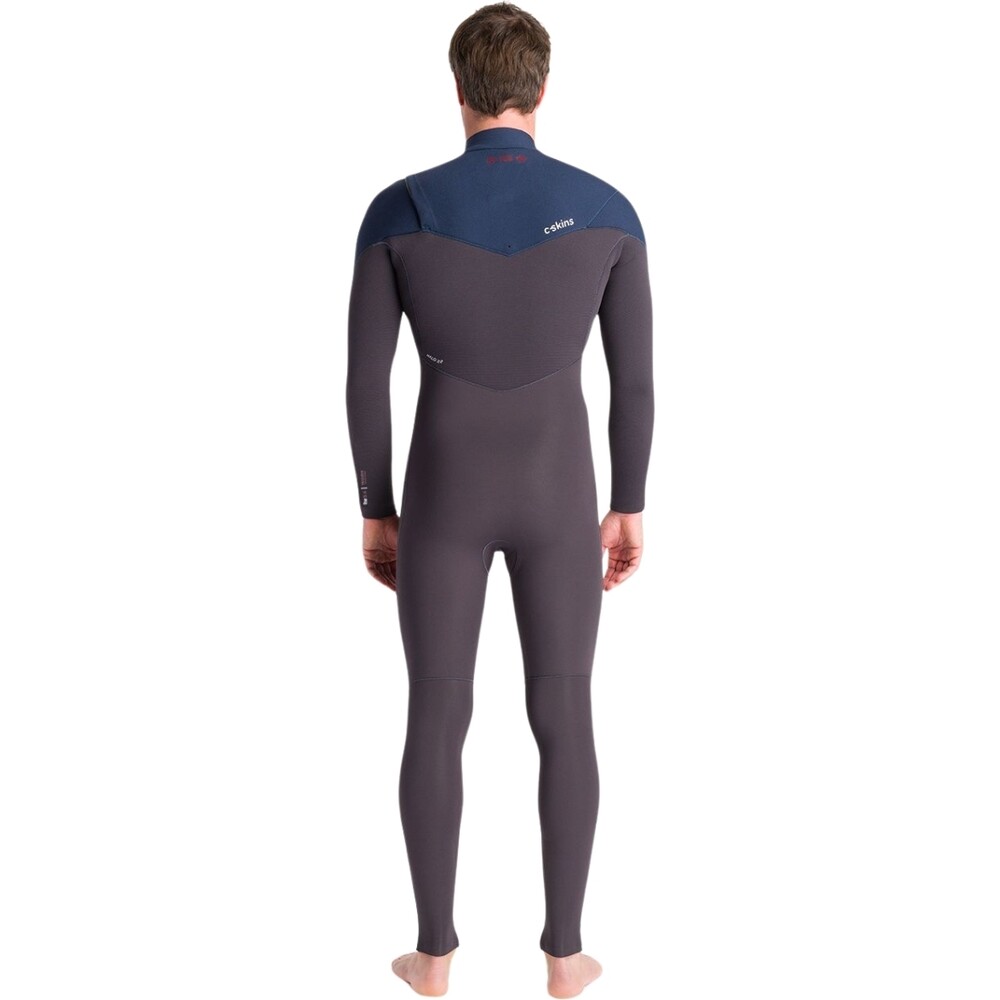 CSkins Mens NuWave ReWired 5/4mm Chest Zip Wetsuit