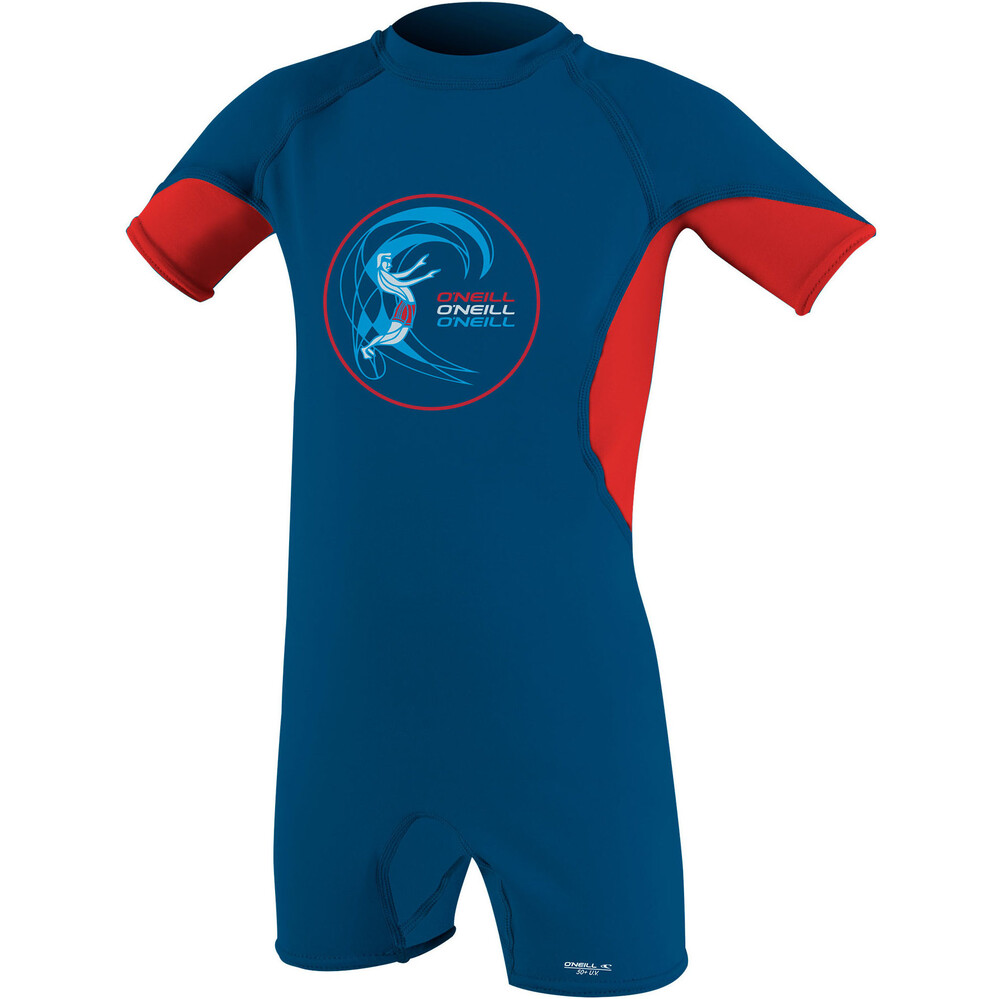 ONeill Toddler O'Zone Sun Suit Red/White/Deepsea