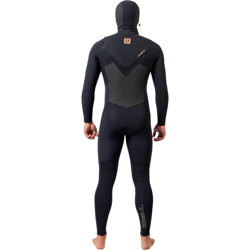 GUL Mens Viper 6/5/4mm Yamamoto Hooded Chest Zip Wetsuit