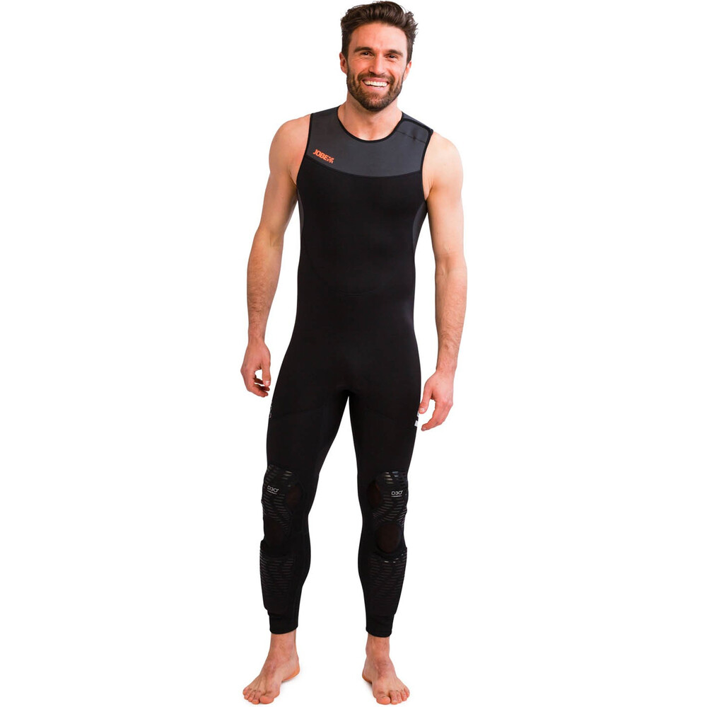 JOBE Mens Toronto 2mm Jet Long John Shinprotector Wetsuit