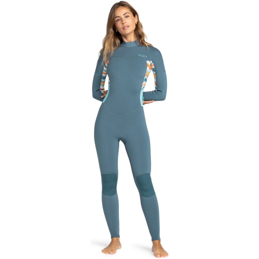 Roxy Womens Swell Series 4/3mm Back Zip Wetsuit Starglazer