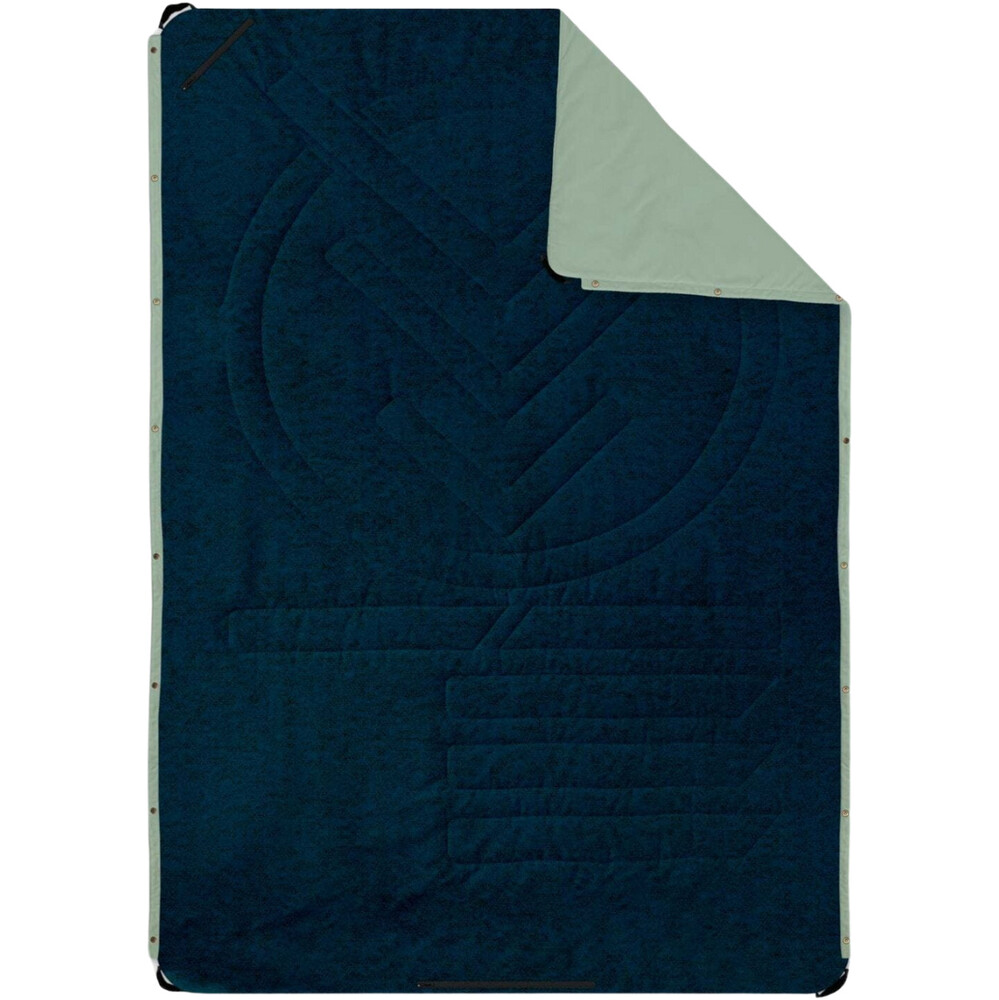 Voited Picnic Blanket Ocean Navy/cameo Green