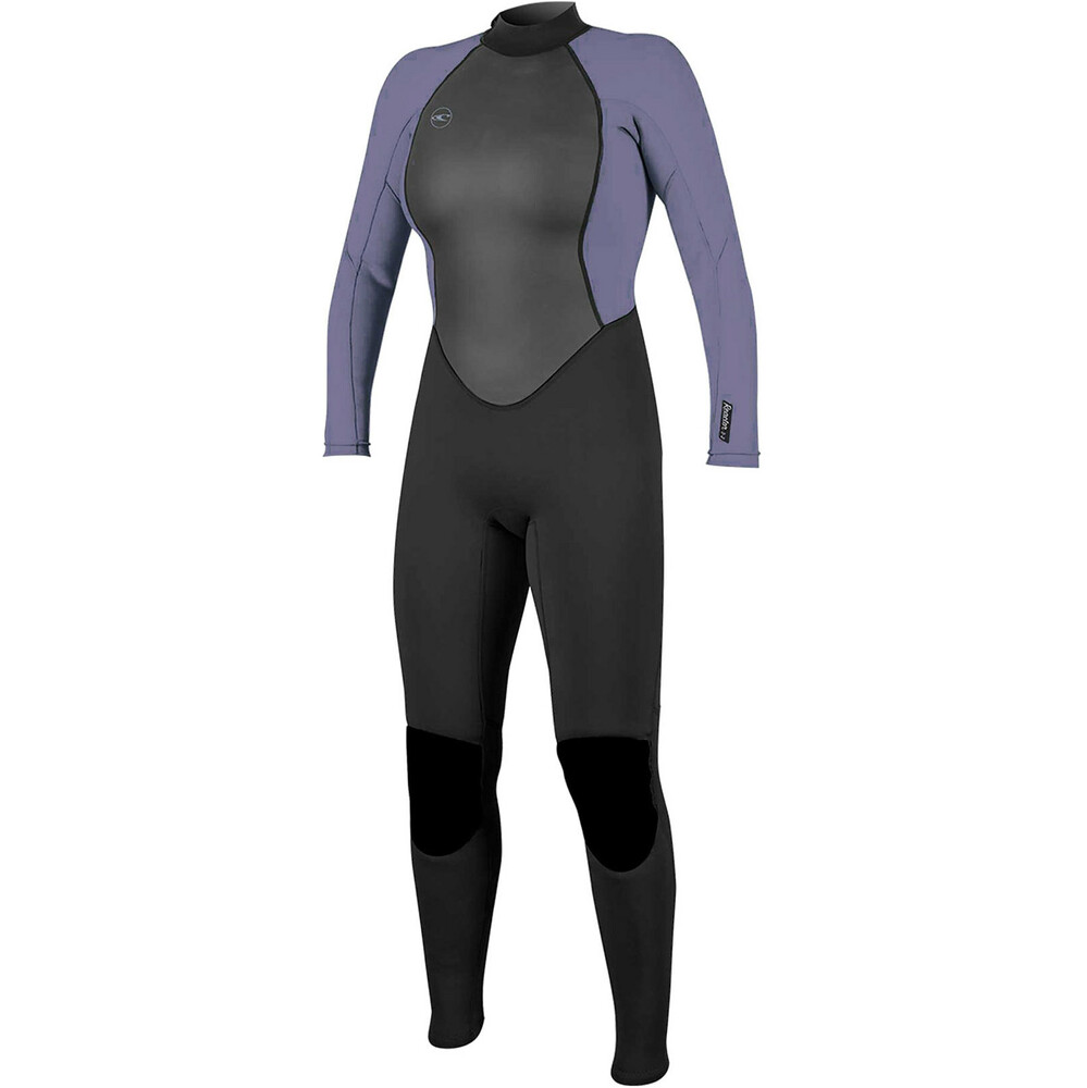 ONeill Womens Reactor II 3/2mm Back Zip Wetsuit Black/Mist