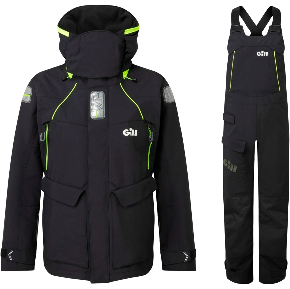 Gill Womens OS2 Offshore Jacket & Trouser Combi Set Black