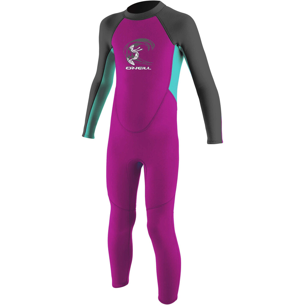ONeill Toddler Girls Reactor 2mm Back Zip Wetsuit