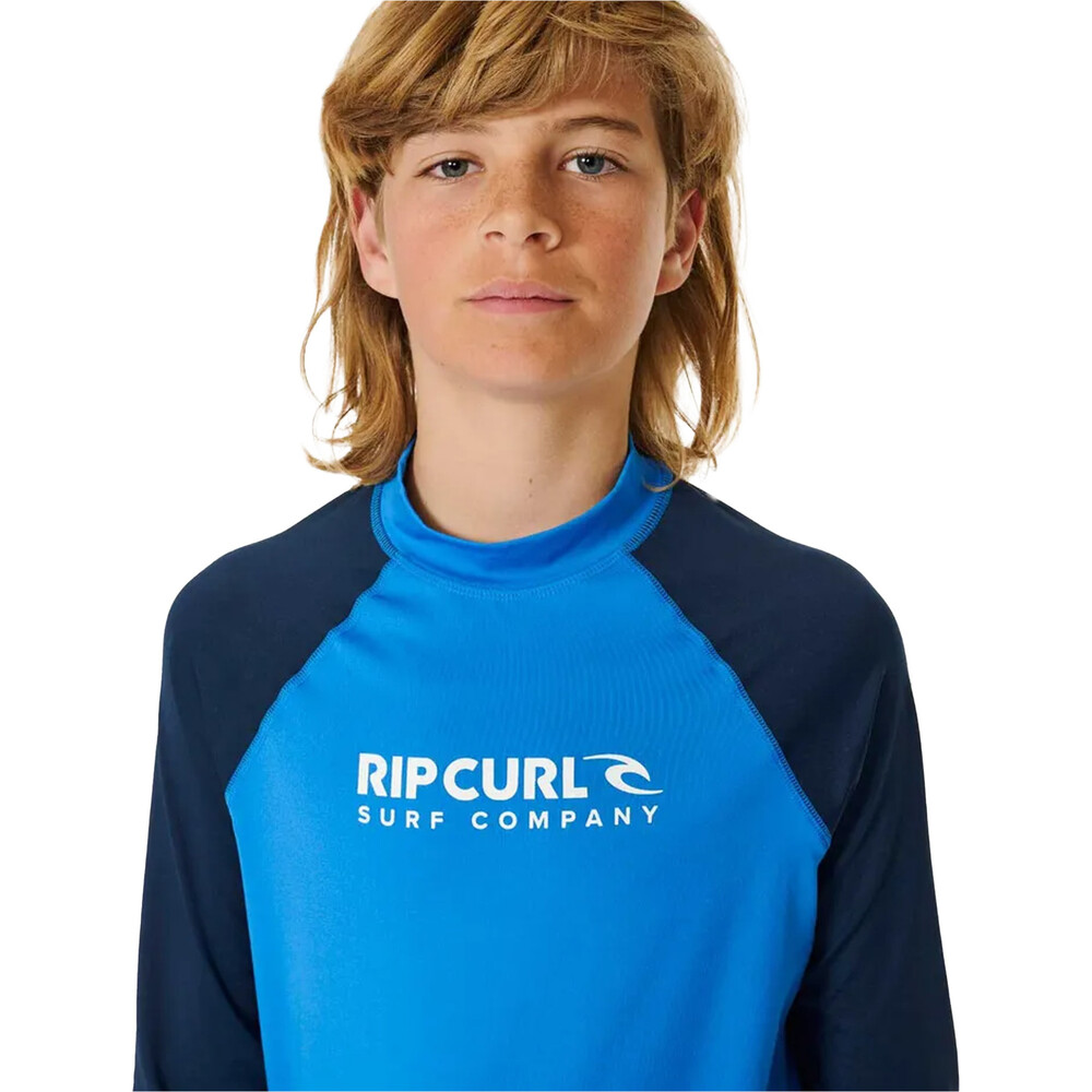 Rip Curl Junior Shock UPF Long Sleeve Rash Vest