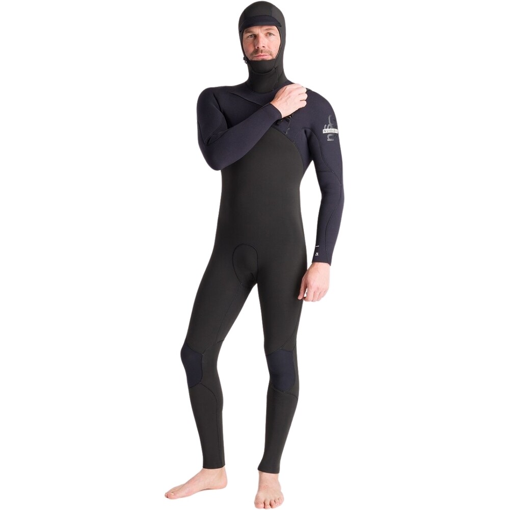 CSkins Mens Nuwave Session 5/4/3mm Chest Zip Hooded Wetsuit x