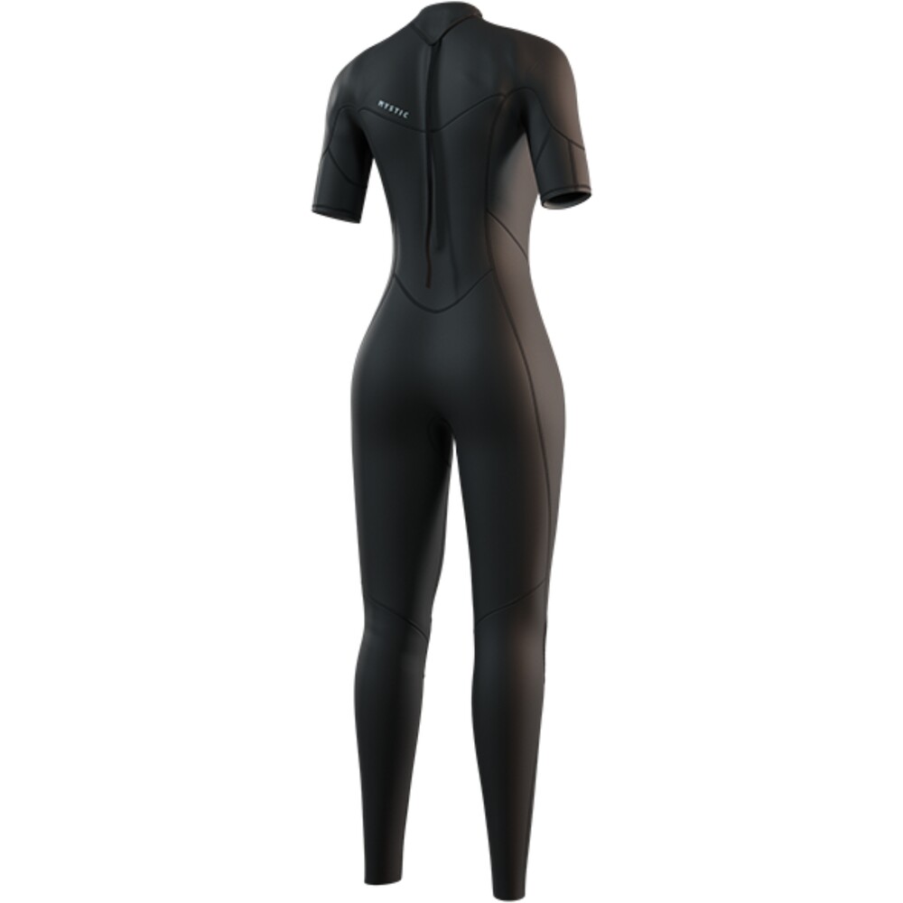 Mystic Womens Brand 3/2mm Short Arm Back Zip Flatlock Wetsuit