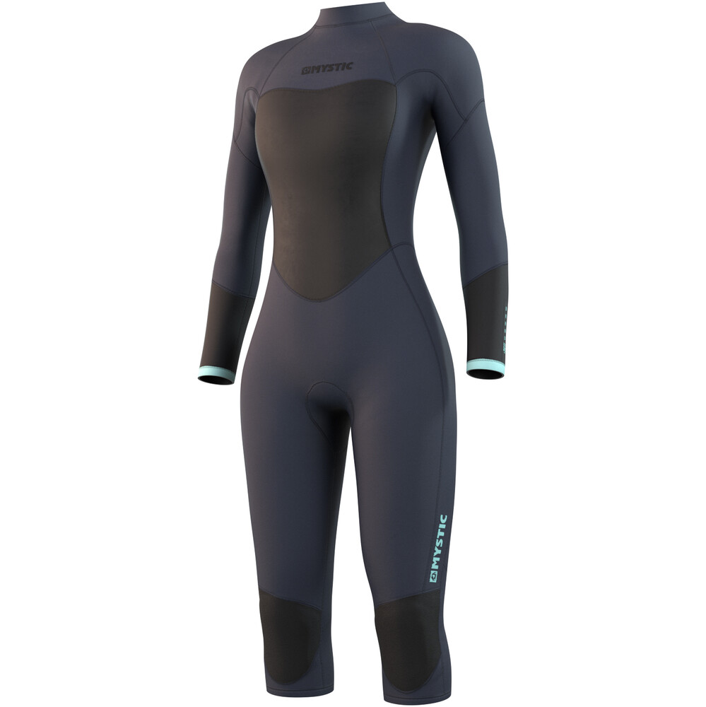 Mystic Womens Brand 3/2mm Long Arm Short Leg Back Zip Wetsuit