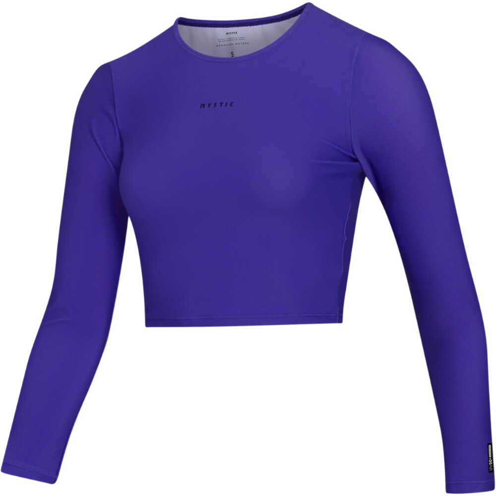 Mystic Womens Sunn Long Sleeve Crop Rash Vest