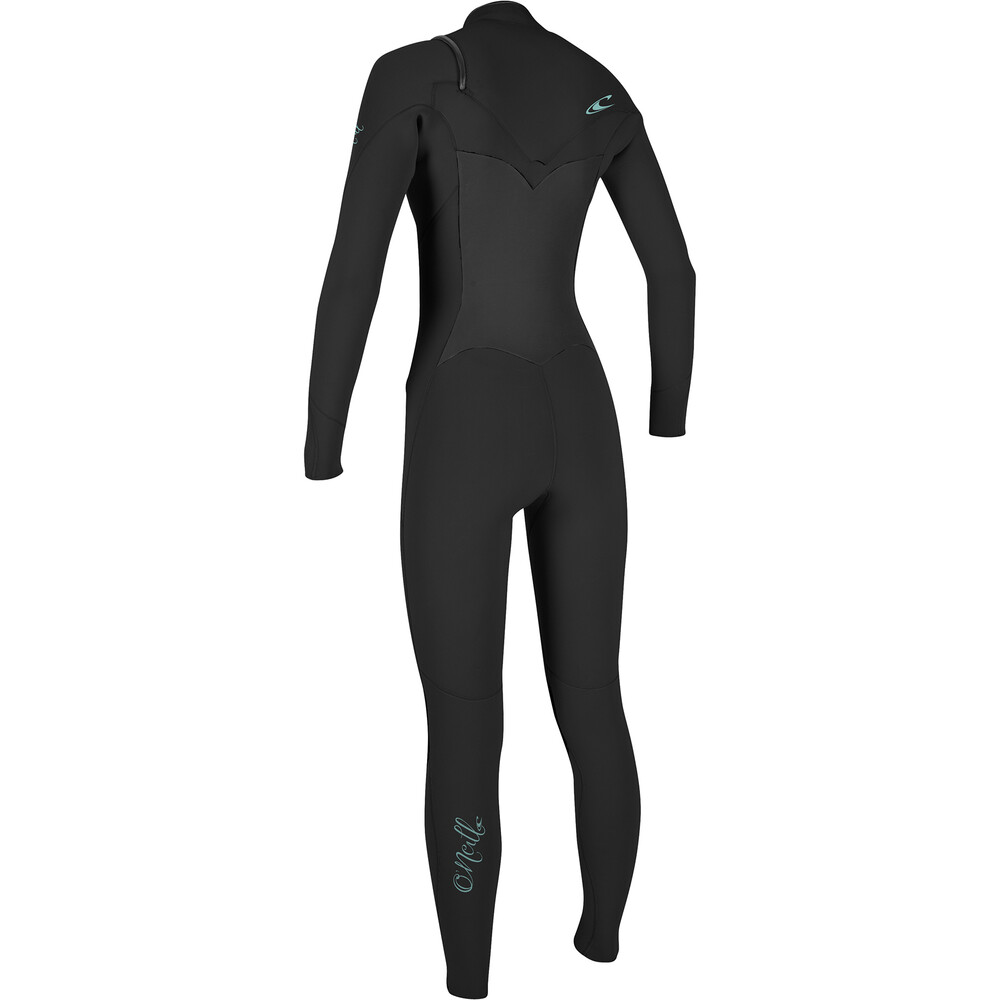 ONeill Womens Epic 3/2mm Chest Zip GBS Wetsuit Black
