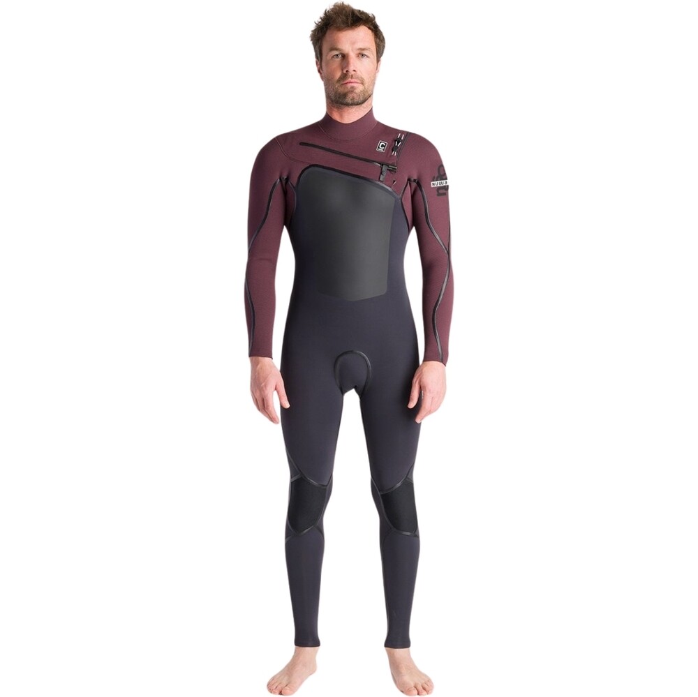 CSkins Mens NuWave Wired 4/3mm Chest Zip Wetsuit