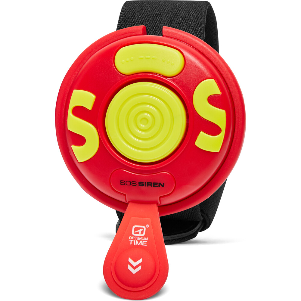 Optimum Time SOS Safety Siren Red/Lime