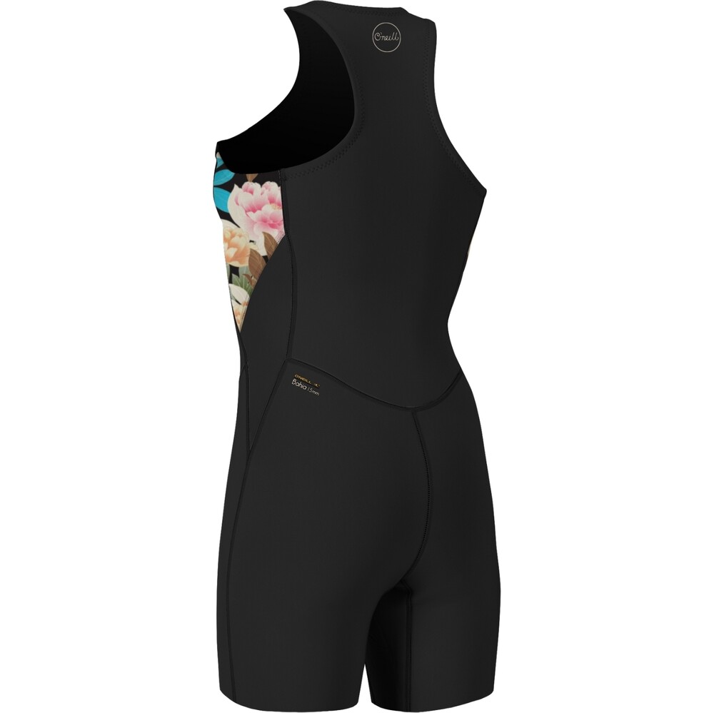 ONeill Womens Bahia 1.5mm Sleeveless Front Zip Shorty Wetsuit