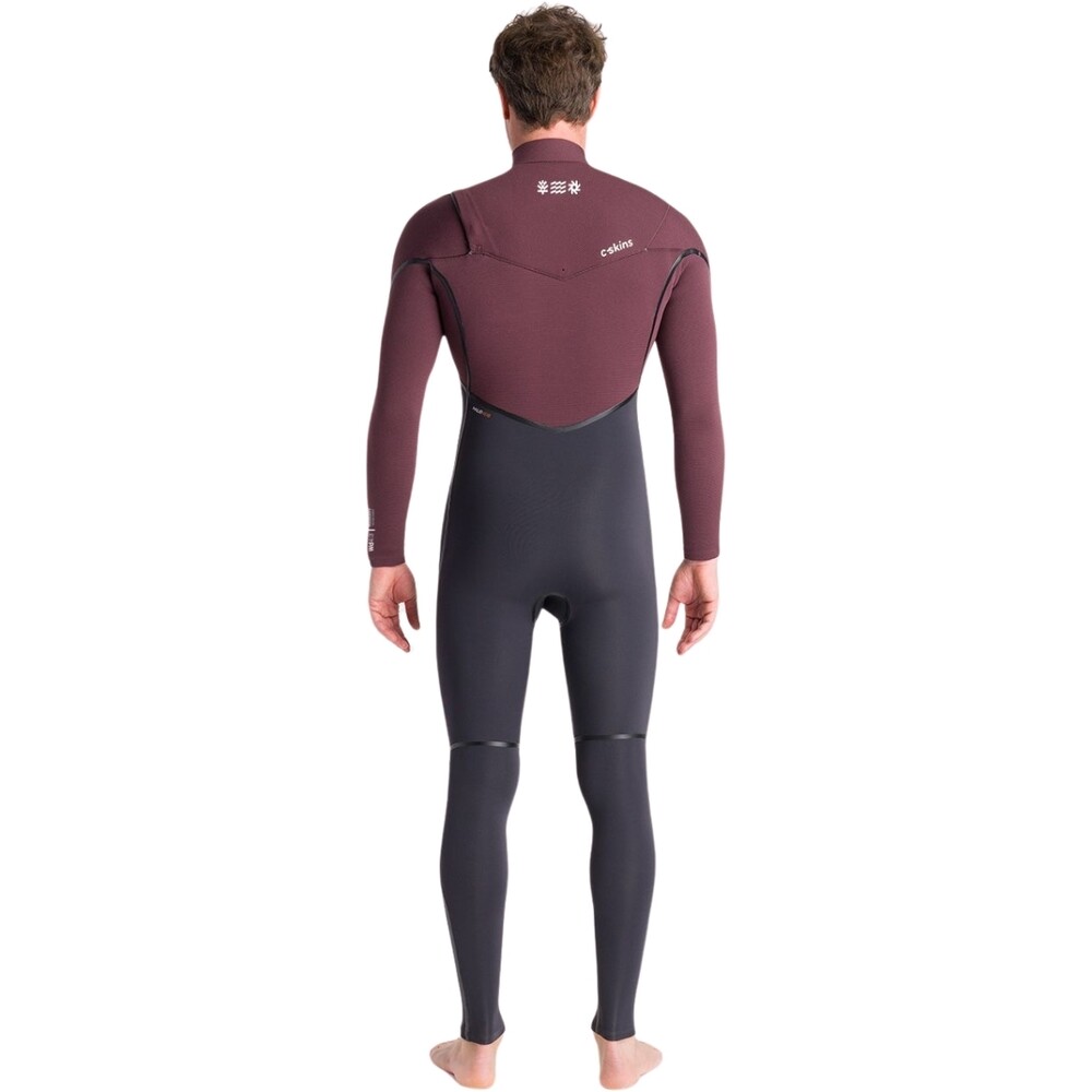 CSkins Mens NuWave Wired 4/3mm Chest Zip Wetsuit