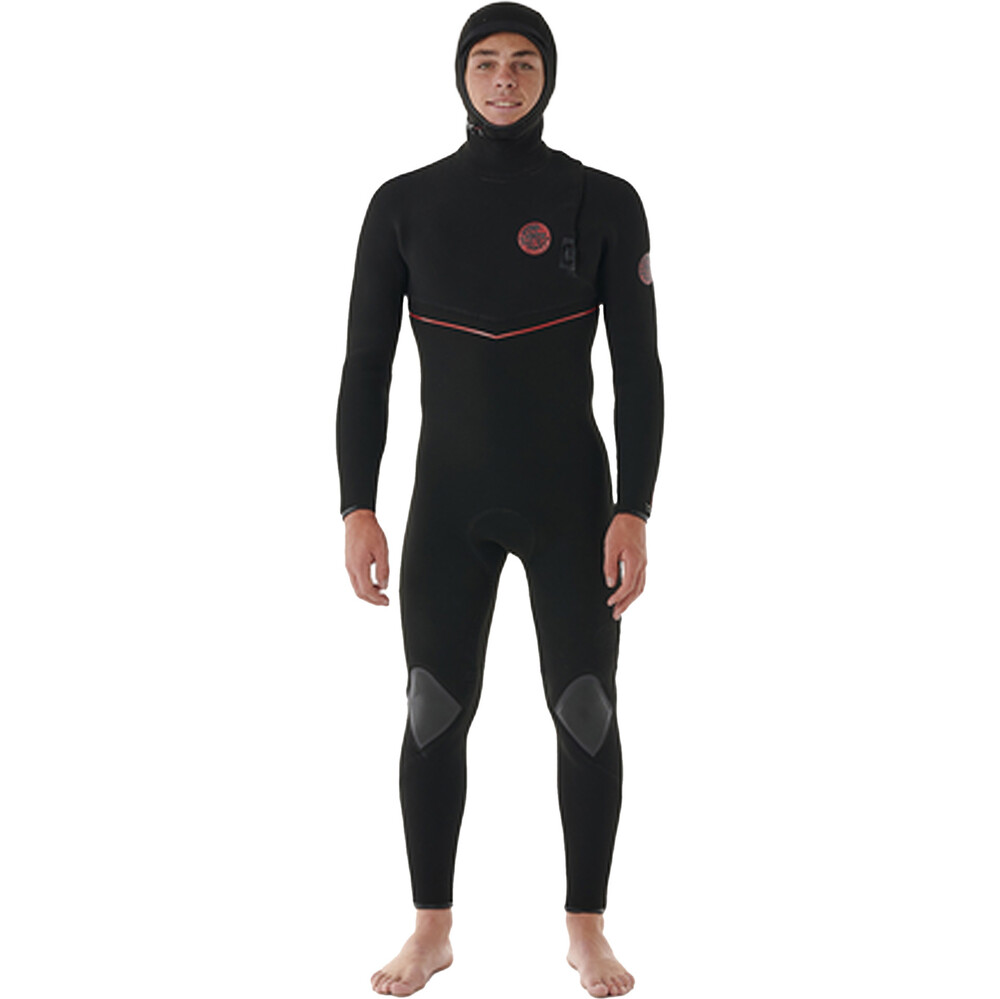 Rip Curl Mens Flashbomb Fusion 5/4mm Zip Free Hooded Wetsuit