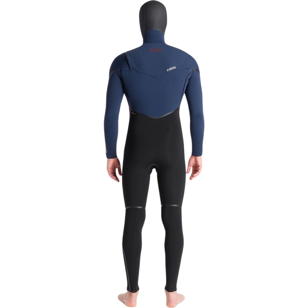 CSkins Mens NuWave Wired 5/4mm Chest Zip Hooded Wetsuit