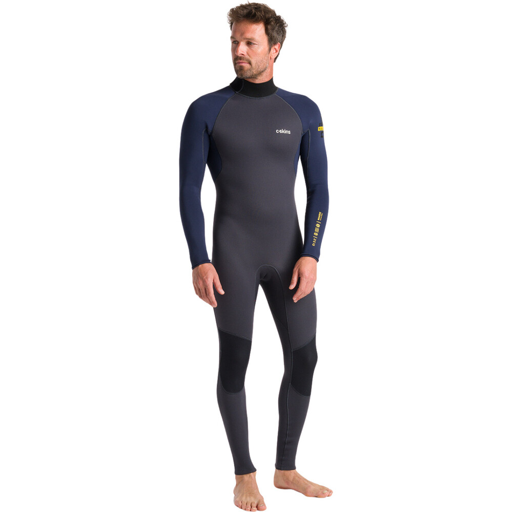 CSkins Mens NuWave Element 3/2mm Back Zip Wetsuit