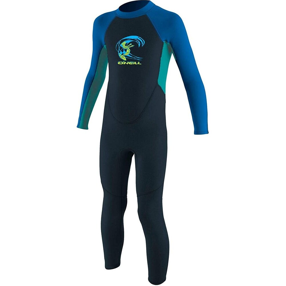 ONeill Toddler Reactor 2mm Back Zip Wetsuit Slate/Aqua
