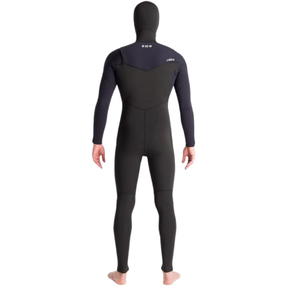 CSkins Mens Nuwave Session 5/4/3mm Chest Zip Hooded Wetsuit x
