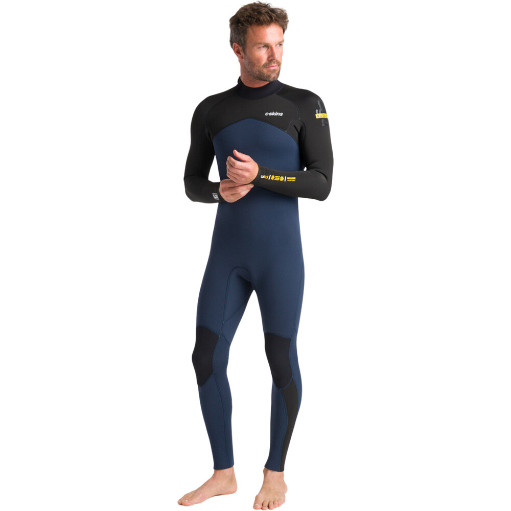 CSkins Mens NuWave Legend 4/3mm Back Zip Wetsuit