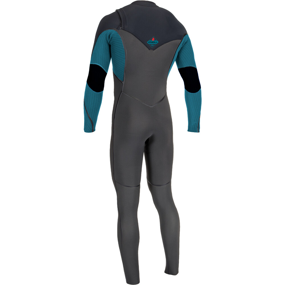 ONeill Youth Hyperfreak Fire 4/3mm Chest Zip Wetsuit