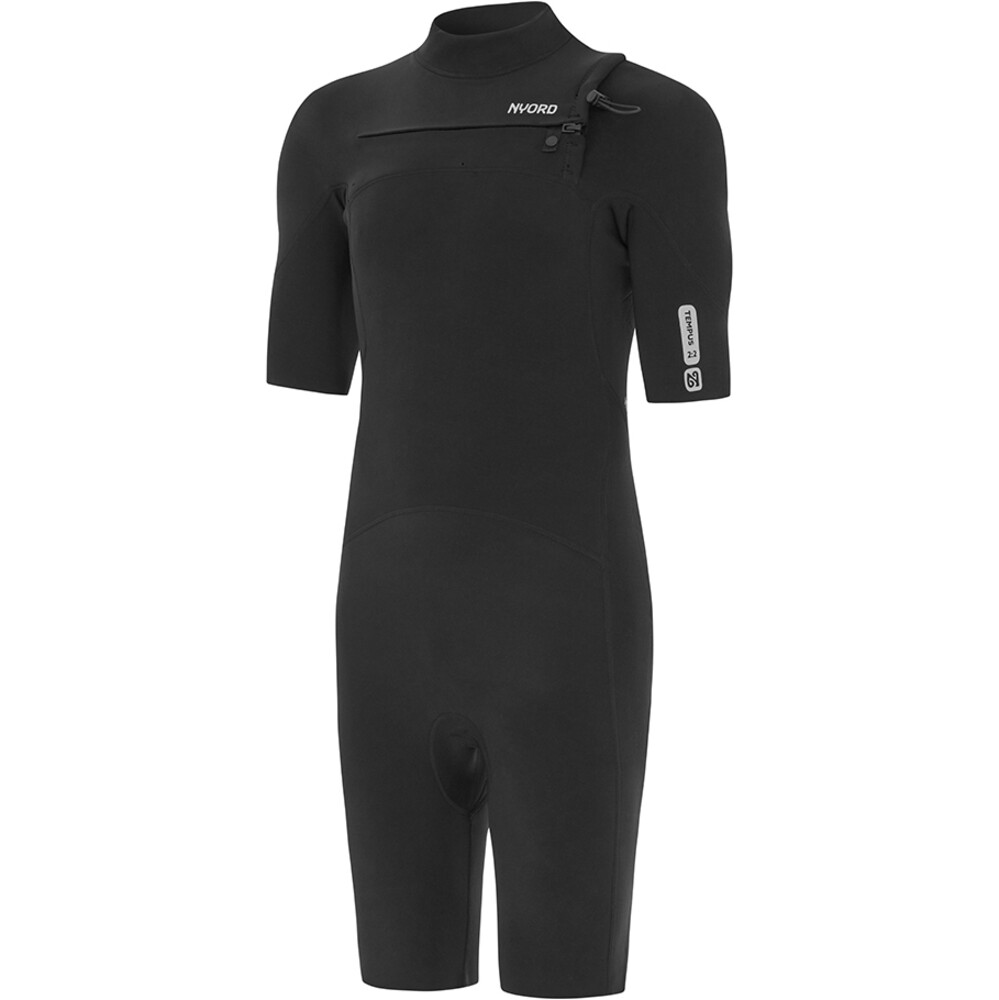 Nyord Mens Tempus 2/2mm Chest Zip Shorty Wetsuit