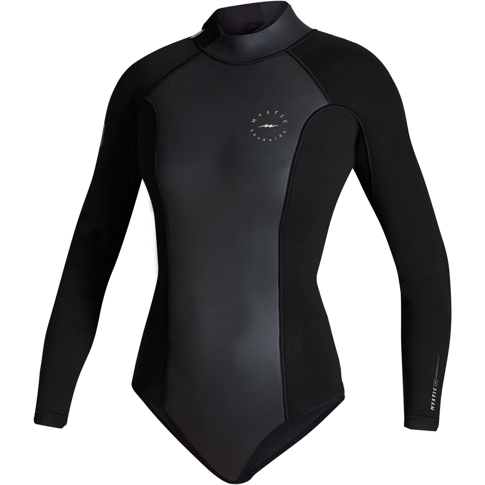 Mystic Womens Sway 2mm Back Zip Long Sleeve Shorty Wetsuit