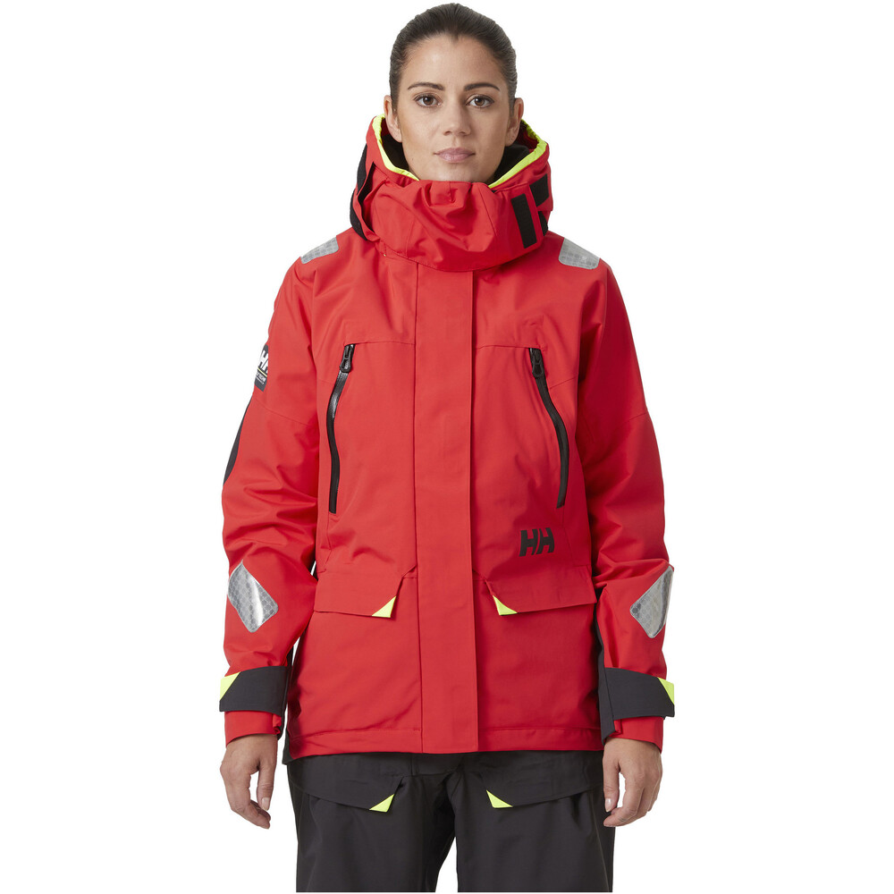 Helly Hansen Womens Skagen Offshore Jacket Alert Red