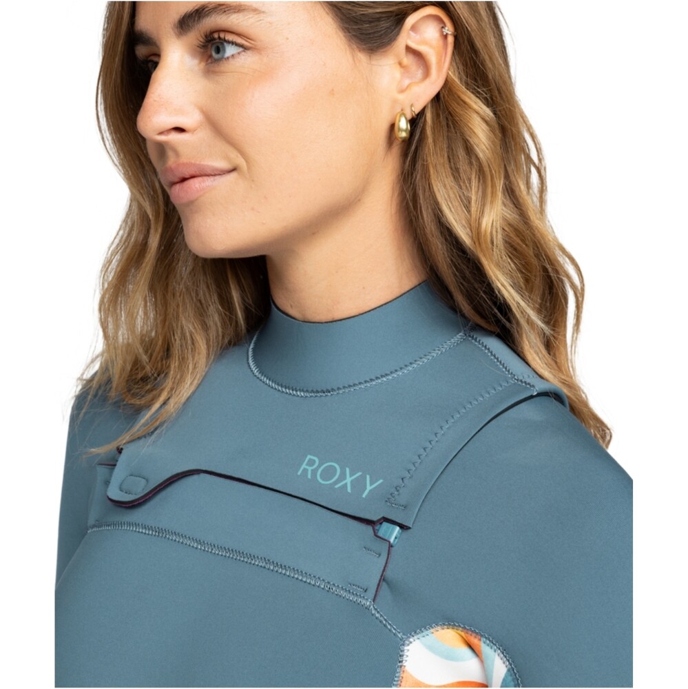 Roxy Womens Swell Series 5/4/3mm Chest Zip Wetsuit Starglazer