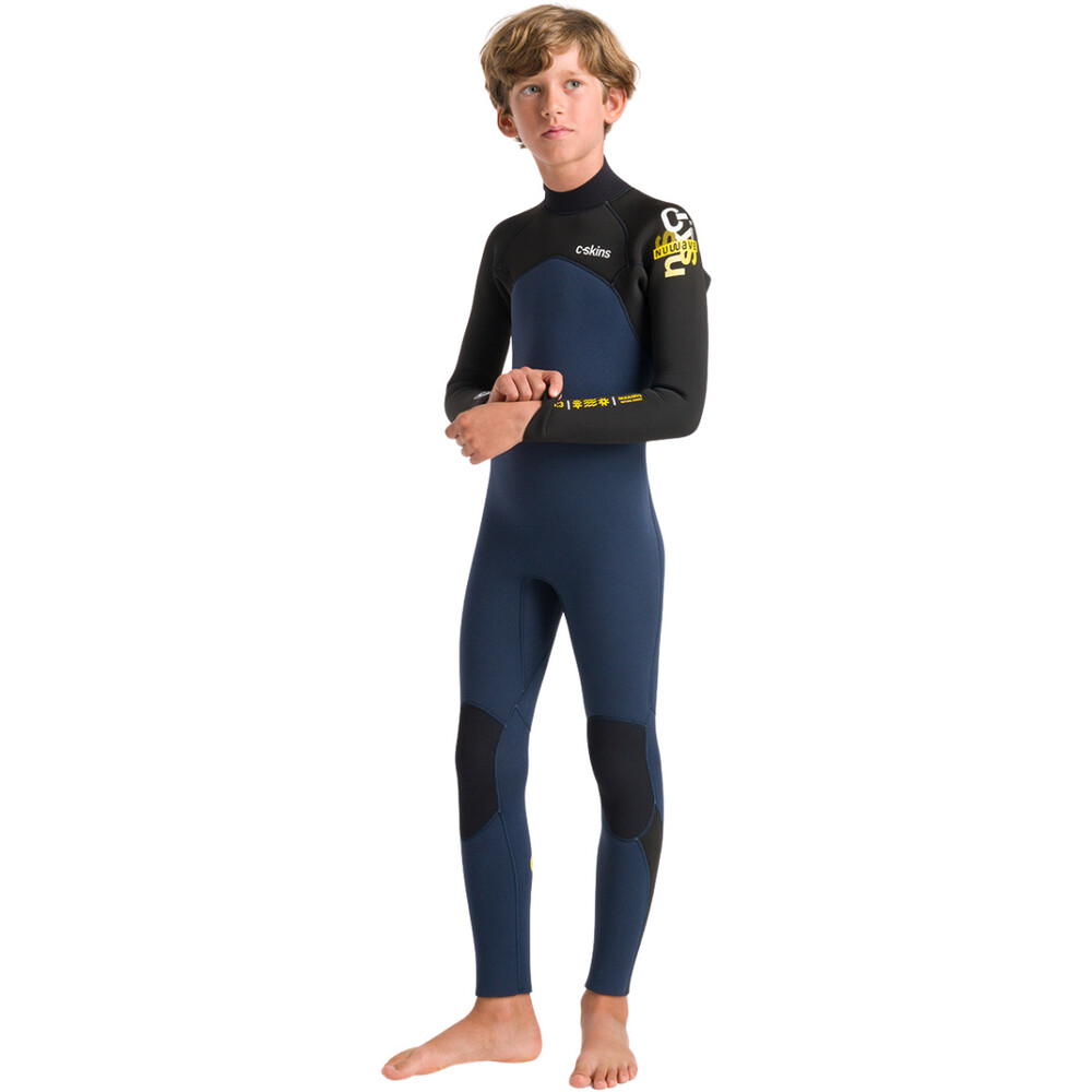CSkins Junior NuWave Legend 4/3mm Back Zip Wetsuit