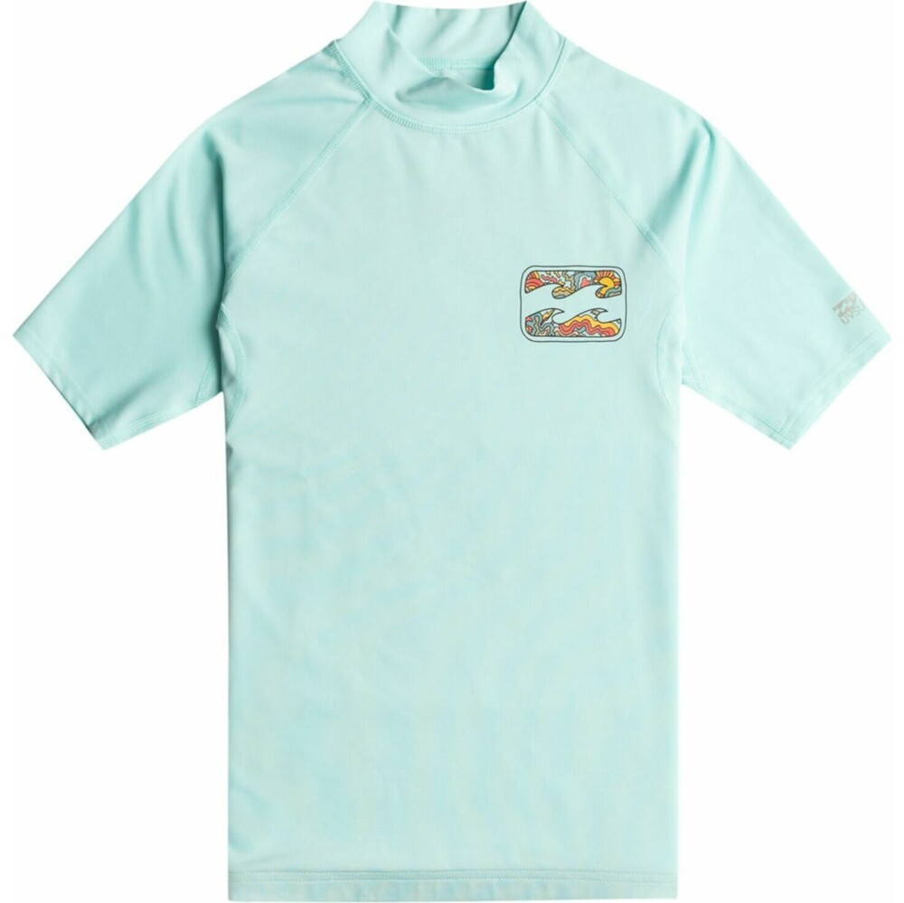 Billabong Boys Crayon Wave UV50 Short Sleeve Rash Vest