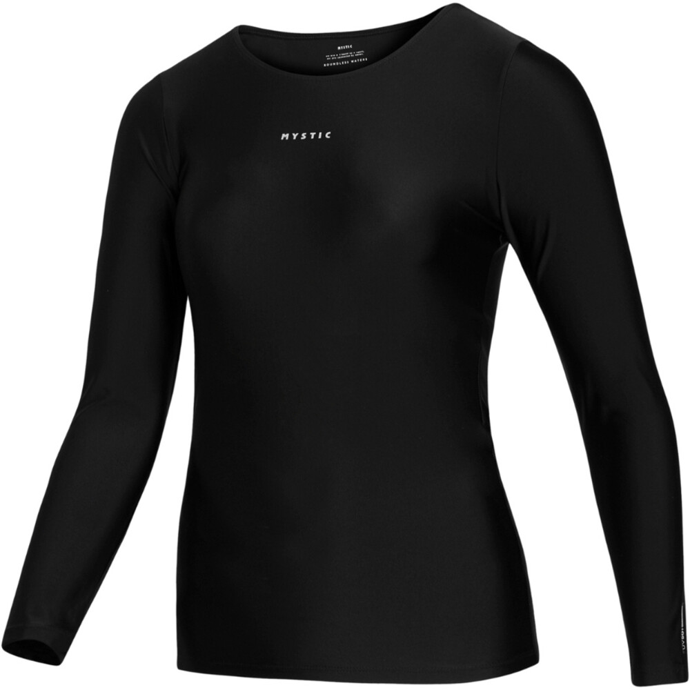 Mystic Womens Star Long Sleeve Rash Vest Black