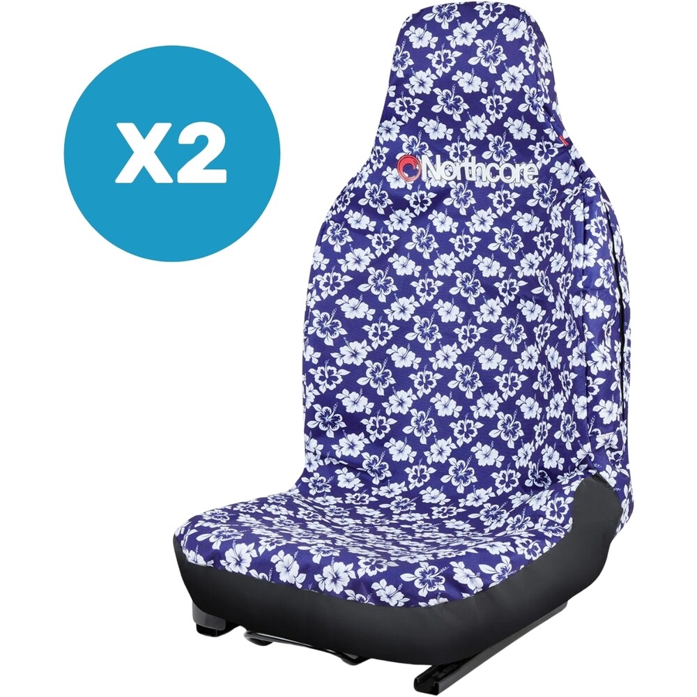 Northcore Waterproof Car Seat Cover Bundle Hibiscus
