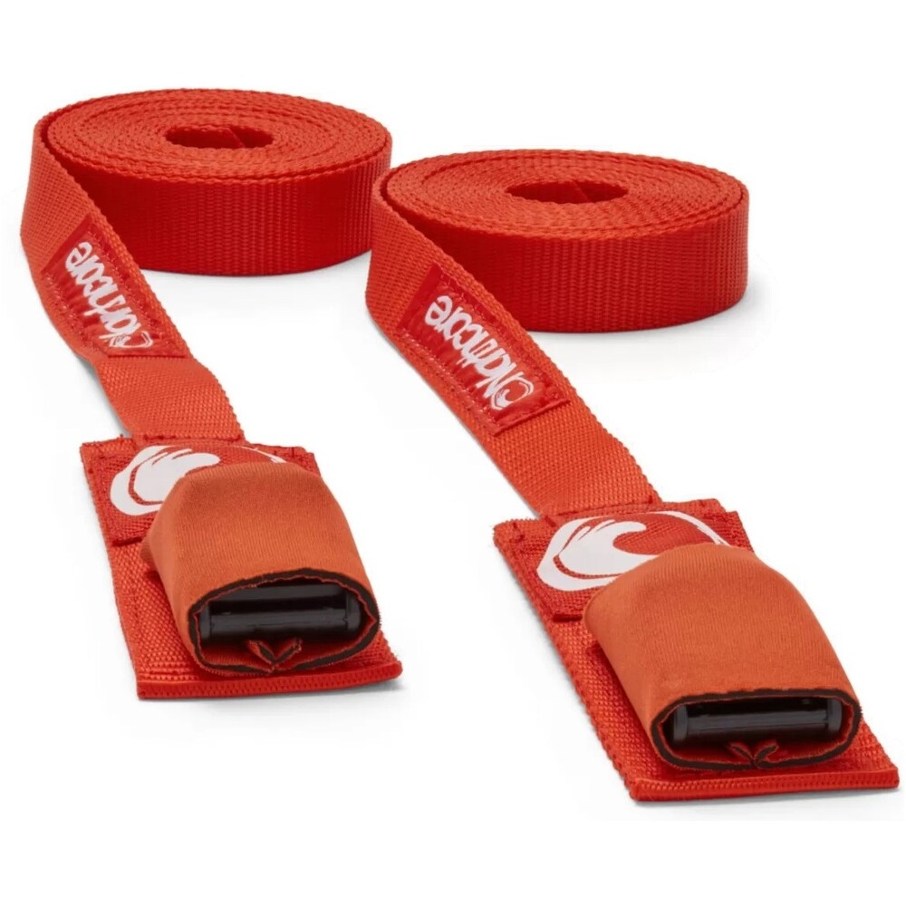 Northcore Roof Rack Straps / Tie Downs 3.6M Red