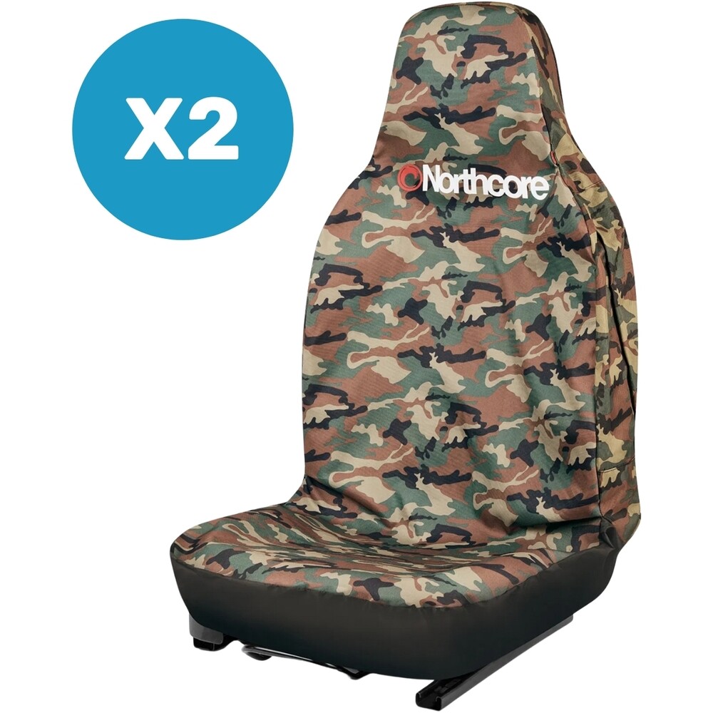 Northcore Waterproof Car Seat Cover Bundle Camo