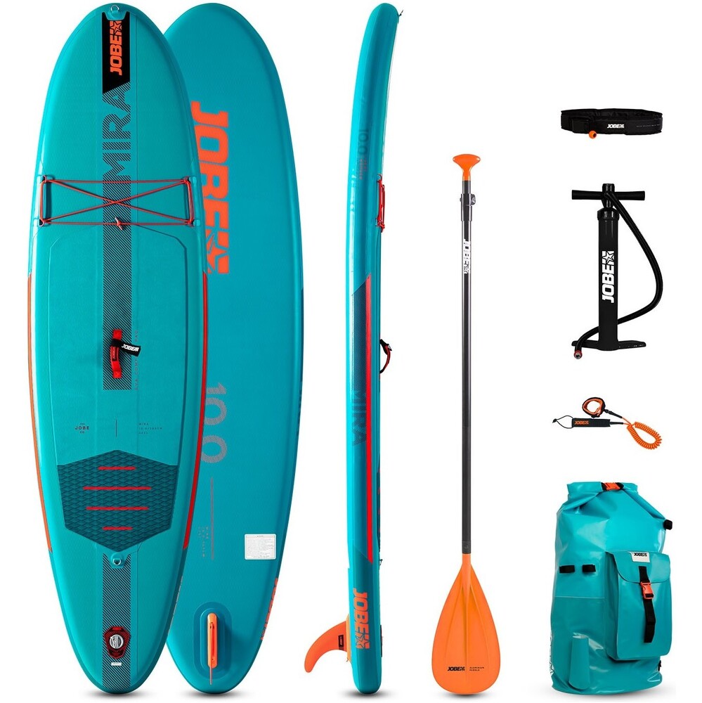 JOBE Mira 10'0 Inflatable SUP Paddle Board Package