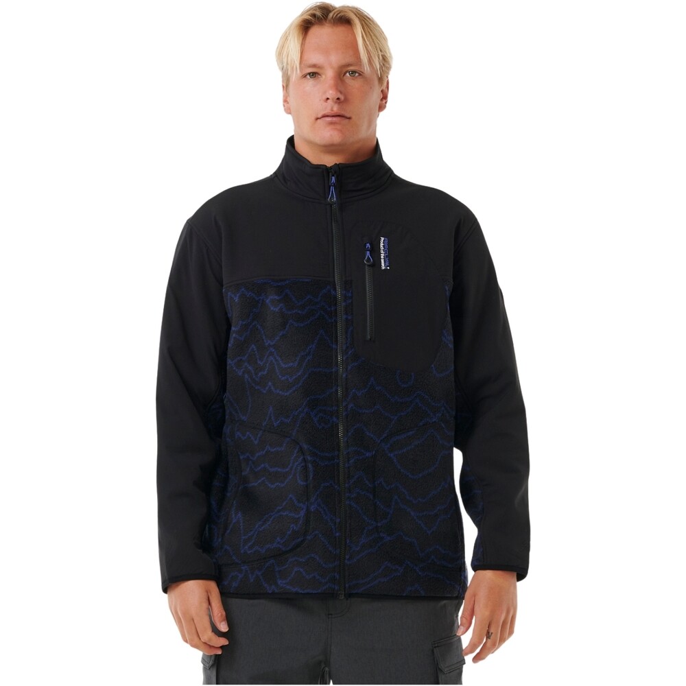 Rip Curl Mens Anti Series Search Zip Crew