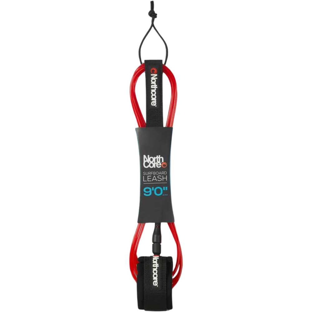 Northcore 9FT Surfboard Leash Red