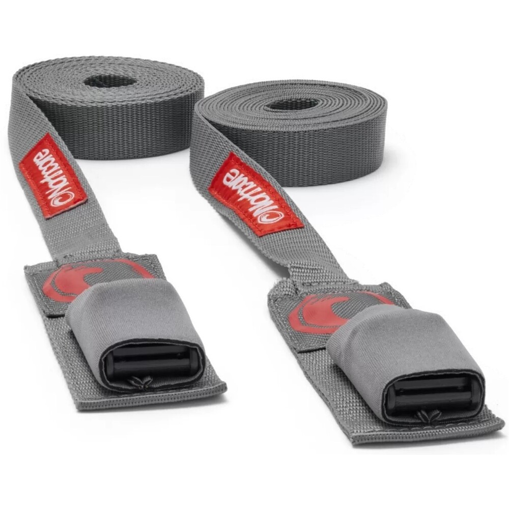 Northcore Roof Rack Straps / Tie Downs 3.6M Grey