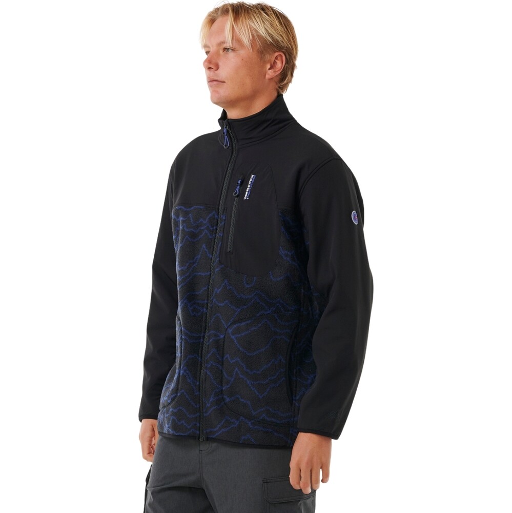 Rip Curl Mens Anti Series Search Zip Crew