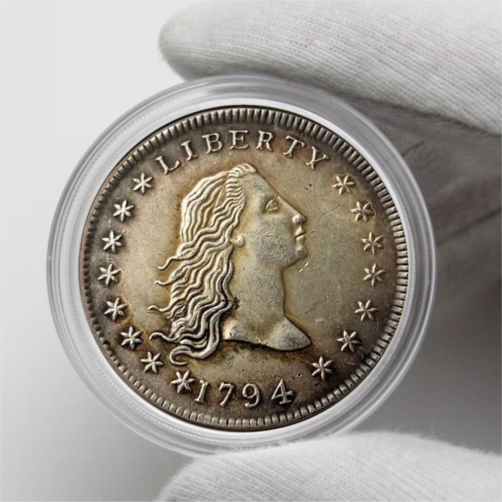 💴Last 12 sets!!! 🪙The Complete Set Of 1794-1804 Liberty Flowing Hair Silver Dollar(11Pcs)