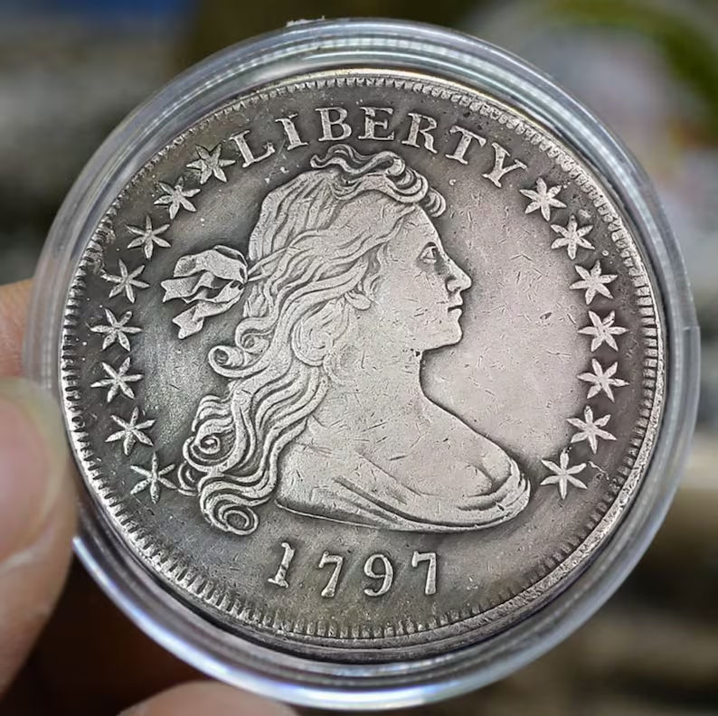 💴Last 12 sets!!! 🪙The Complete Set Of 1794-1804 Liberty Flowing Hair Silver Dollar(11Pcs)