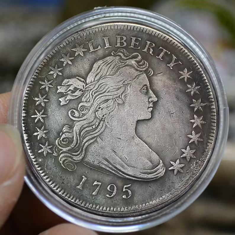 💴Last 12 sets!!! 🪙The Complete Set Of 1794-1804 Liberty Flowing Hair Silver Dollar(11Pcs)