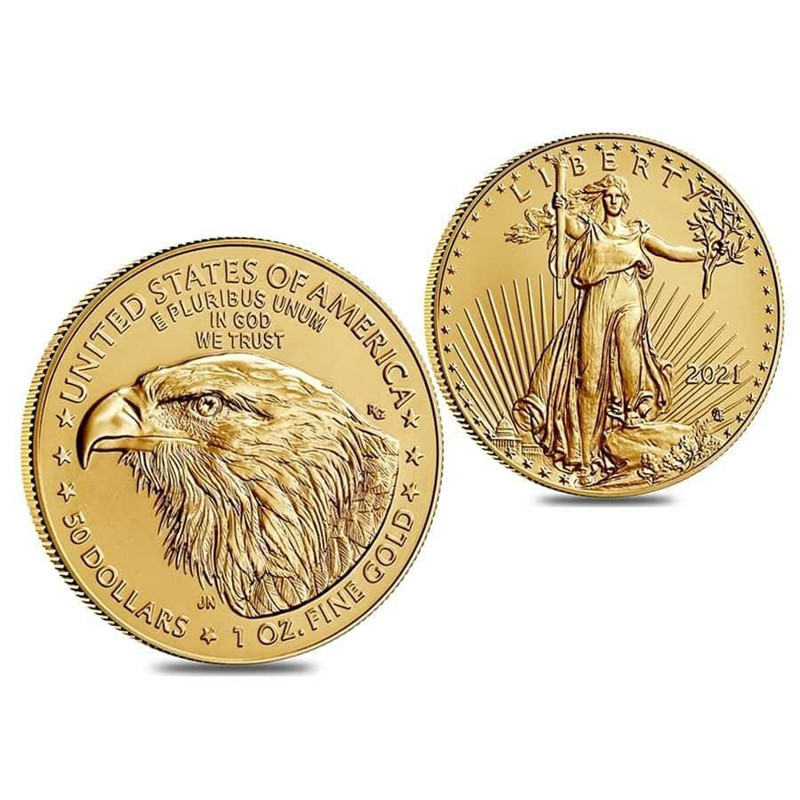 American Eagle 2021-2025 One Ounce Gold Uncirculated Coin