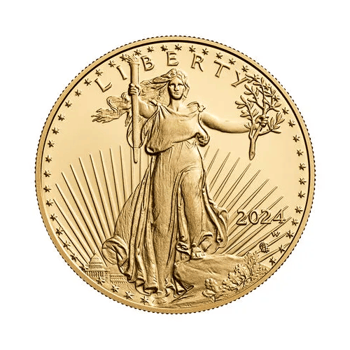 American Eagle 2021-2025 One Ounce Gold Uncirculated Coin