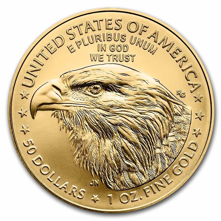 American Eagle 2021-2025 One Ounce Gold Uncirculated Coin