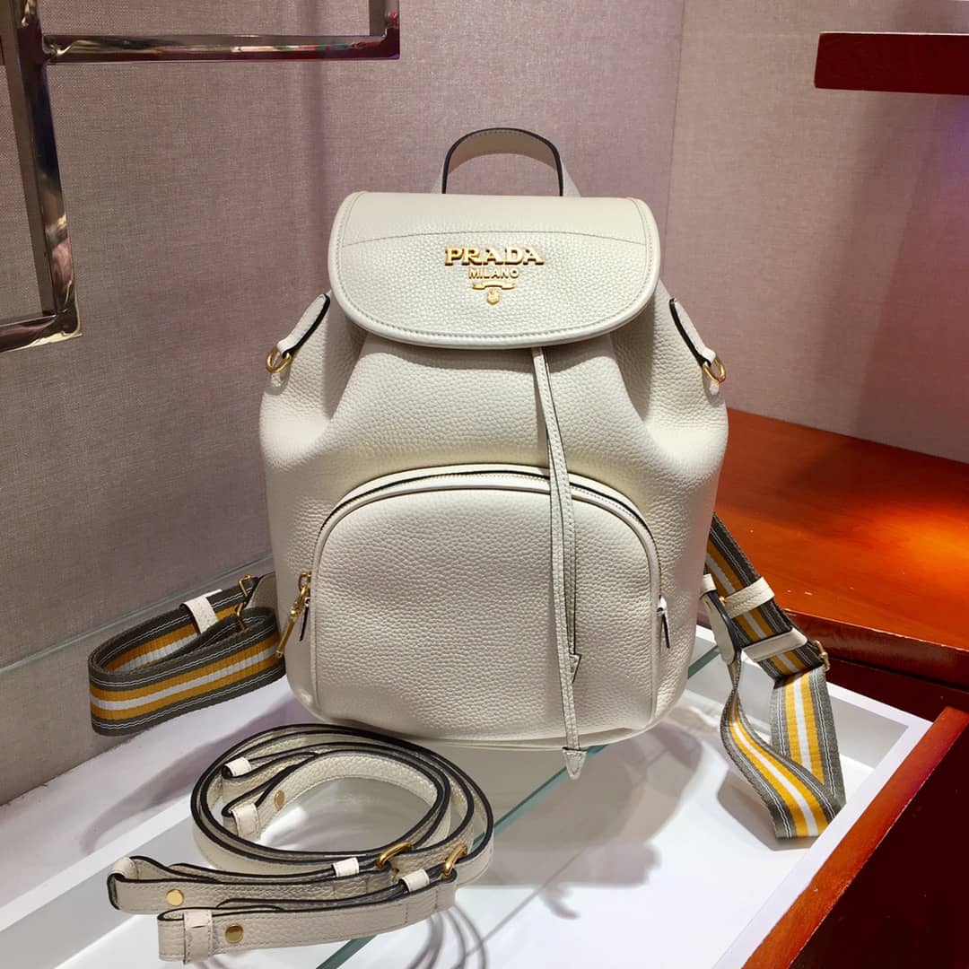 Prada Backpack Dupe Calf Leather Leather