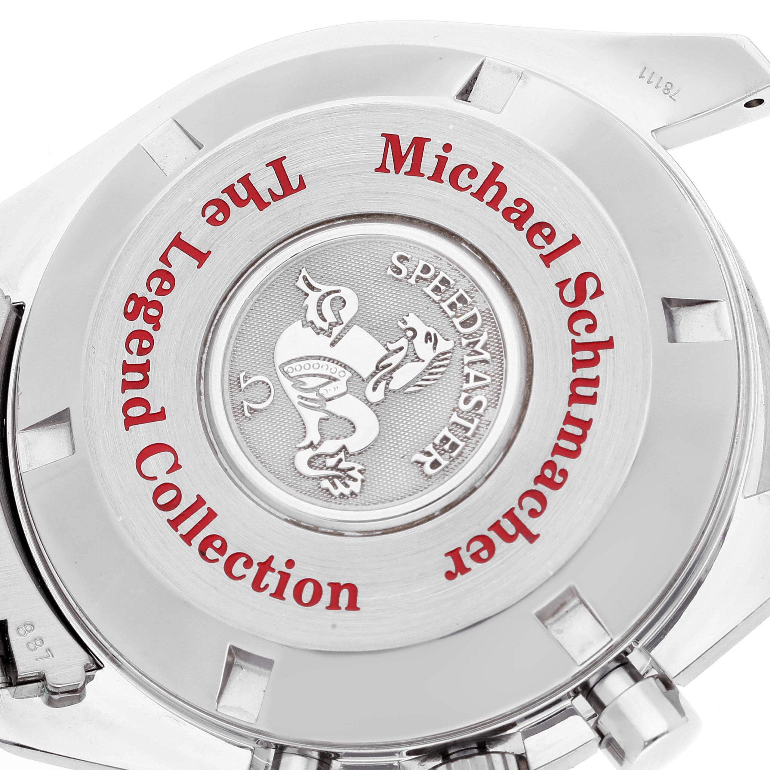 Omega Speedmaster Schumacher Legend Limited Edition Steel Mens Watch 3507.51.00